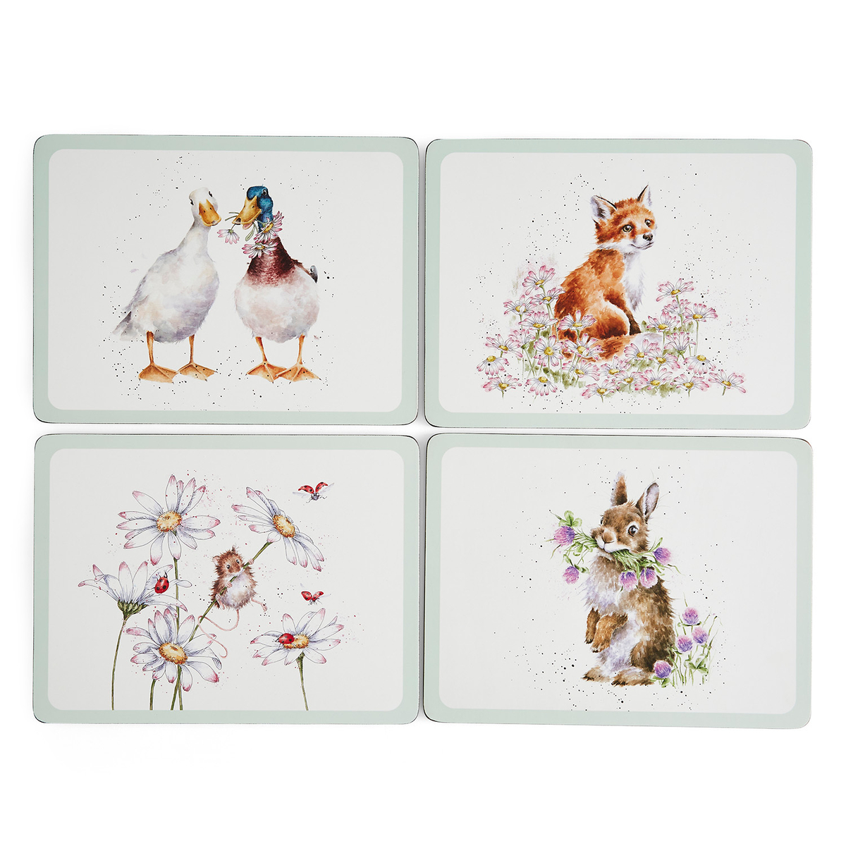 Wrendale Designs Wildflowers 4 Placemats image number null